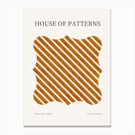 Stripes Pattern Poster 20 Canvas Print