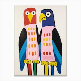 Colourful Kids Animal Art Eagle 2 Canvas Print