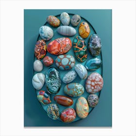 Colorful Marbles Canvas Print