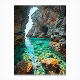 Cave In Croatia 8 Canvas Print