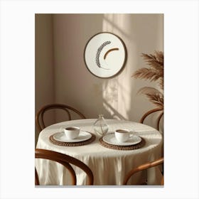 Dining Room 3 Canvas Print