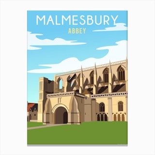 Malmesbury Abbey Canvas Print
