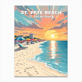 St Pete Beach Canvas Print