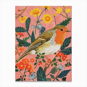 Spring Birds Robin 1 Canvas Print