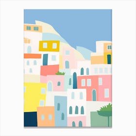 Sorrento, Italy Colourful View 1 Canvas Print