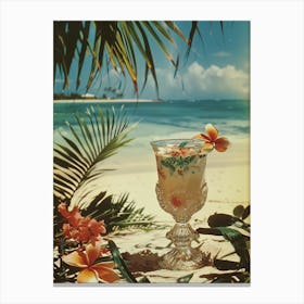 Tropical Cocktail of Dreams Canvas Print