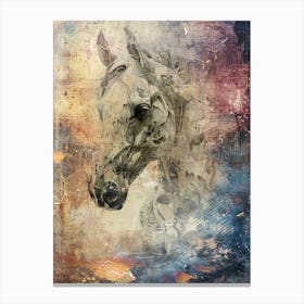 Poster Horse Wild Animal Illustration Art 04 Canvas Print