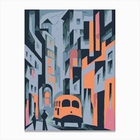 Abstract City Street 4 Canvas Print