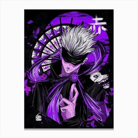 Gojo Anime Poster Canvas Print