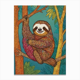 Sloth 46 Canvas Print