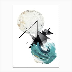 Poster Abstract Illustration Art 07 Canvas Print