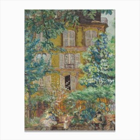 Le Square - The Square by Edouard Vuillard (1917-1918) Canvas Print