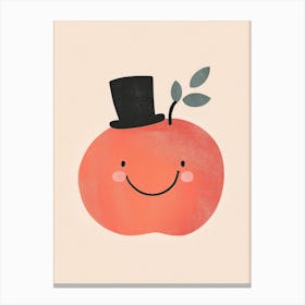 Happy Peach Canvas Print