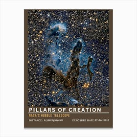 Pillars Of Creation 1 Canvas Print