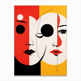 'Two Faces' 1 Canvas Print