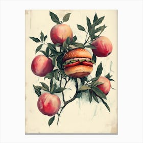 BURGER PLANT Canvas Print