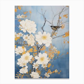 Bird On A Branch 3 Canvas Print