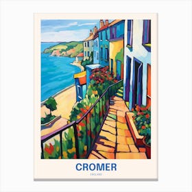Cromer England 5 Uk Travel Poster Canvas Print