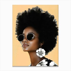 Afro Hairstyles Stampe su tela