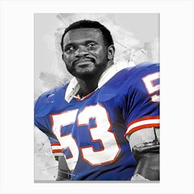 Harry Carson New York Giants Canvas Print