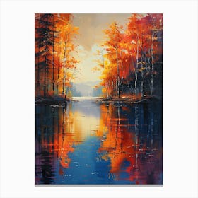 Autumn Reflections Canvas Print