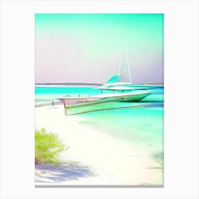 Gili Islands Indonesia Soft Colours Tropical Destination Canvas Print