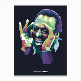 Miles Davis Pop Art WPAP Canvas Print