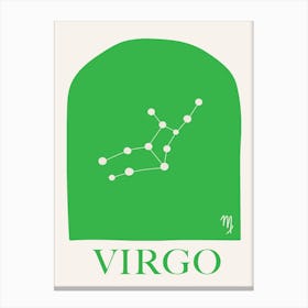 Zodiac Virgo Canvas Print