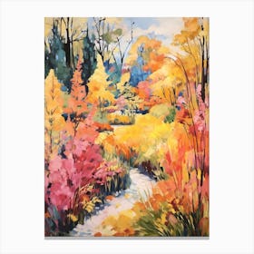 Autumn Gardens Painting Matthaei Botanical Gardens Usa 2 Canvas Print