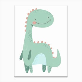 Dinosaur Letter C Canvas Print