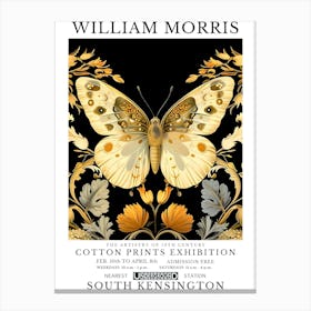 William Morris Exhibition Insects Series 37 Canvas Print