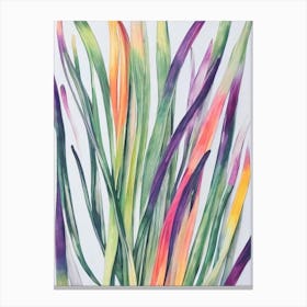 Scallions Marker vegetable Canvas Print