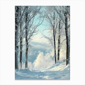 Winter Forest 2 Canvas Print