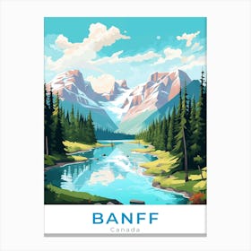 Canada Banff Travel Canvas Print