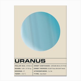 Uranus Light Canvas Print