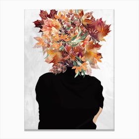 Autumn Leaves portait Canvas Print