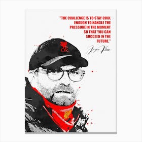 Jurgen Klopp Quotes Canvas Print