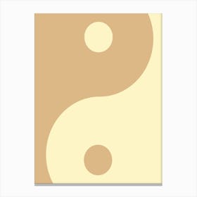 Yin Yang Symbol 3 Canvas Print