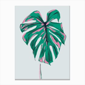 The Plant Series – Monstera Deliciosa Light Canvas Print