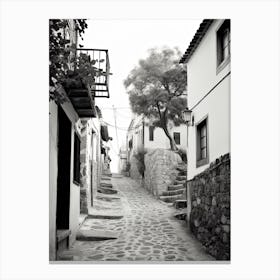 Bodrum, Turkey, Photography In Black And White 1 Canvas Print