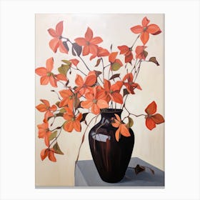 Bouquet Of Virginia Creeper Flowers, Autumn Fall Florals Painting 1 Canvas Print