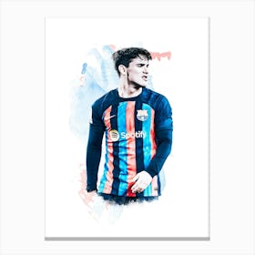 Gavi Barcelona Canvas Print