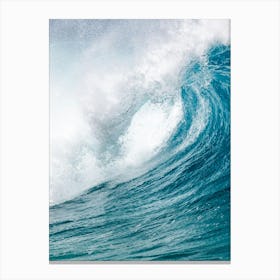 Wave Breaking In The Ocean Canvas Print