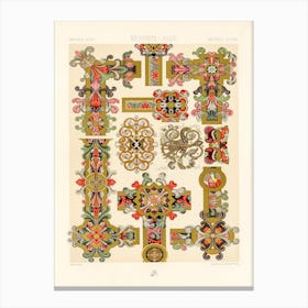 Middle Ages Pattern, Albert Racine 1 Canvas Print
