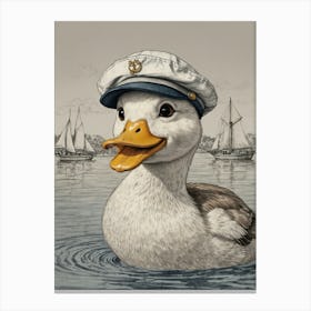 Sailor Duck Canvas Print