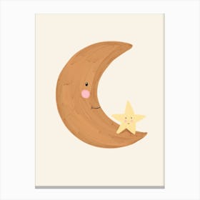 Boho Moon Canvas Print