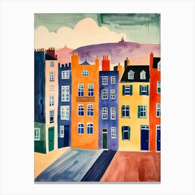 Edinburgh Cityscape Canvas Print