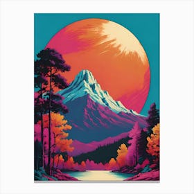 Sunset Mountain Canvas Print