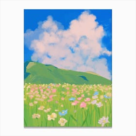 Field Of Flowers 1 Canvas Print