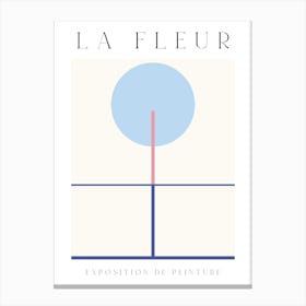 La Fleur Geometric Flowers Poster Set 7 Canvas Print